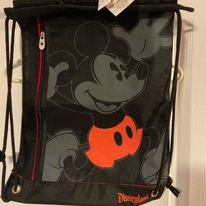 New official Disneyland Drawstring backpack/bag